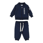 Bikkembergs Completo 2 Pezzi Felpa-Pantalone tinta unita Blu per Bambino BK3865J BLU BiKKEMBERGS 