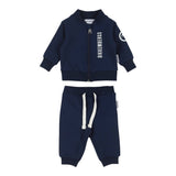 Bikkembergs Completo 2 Pezzi Felpa-Pantalone tinta unita Blu per Bambino BK3865J BLU BiKKEMBERGS 