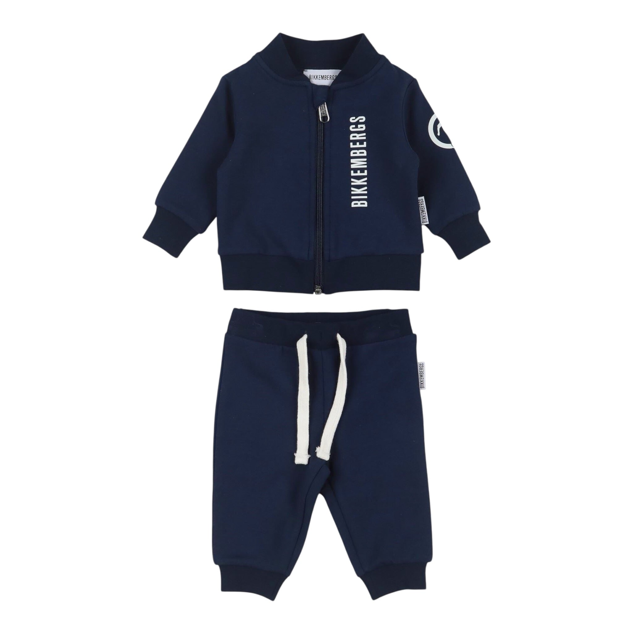 Bikkembergs Completo 2 Pezzi Felpa-Pantalone tinta unita Blu per Bambino BK3865J BLU BiKKEMBERGS 
