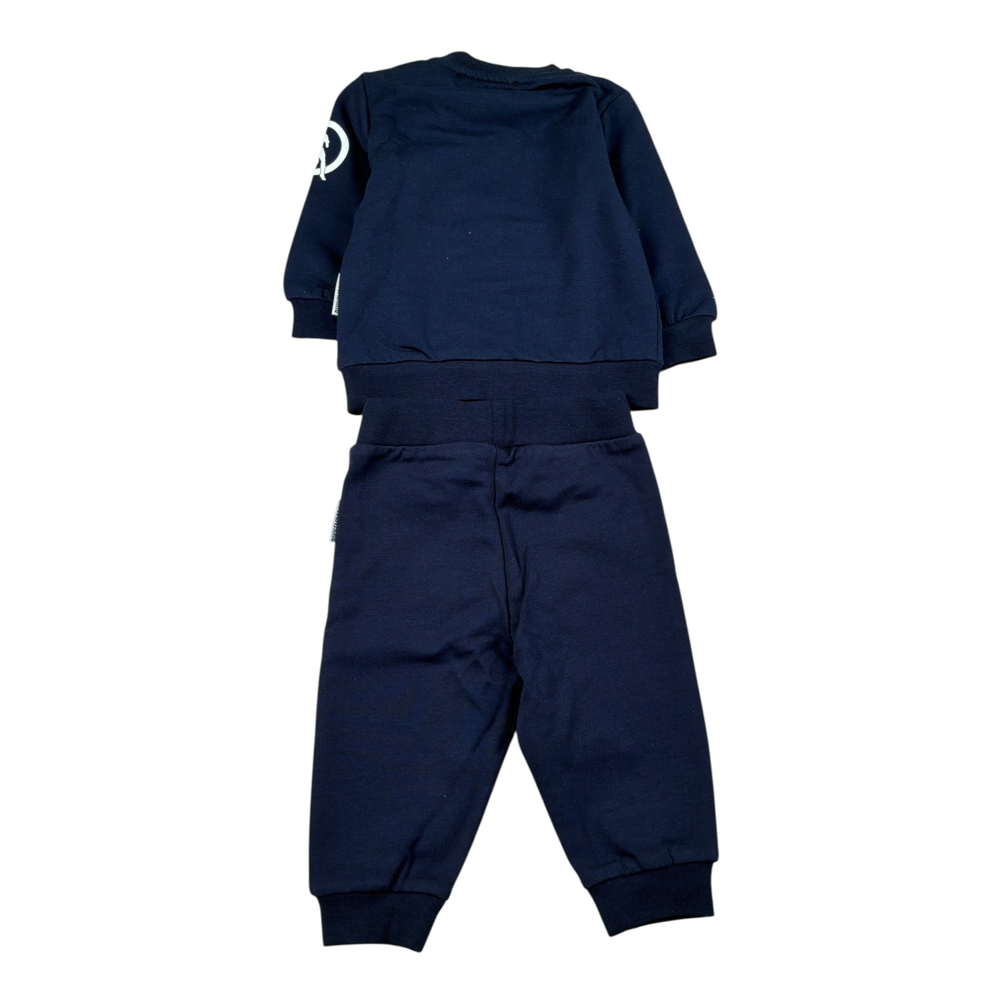 Bikkembergs Completo 2Pz Felpa-Pantalone Modello Tuta Blu per Bambino BK3866J BLU BiKKEMBERGS 