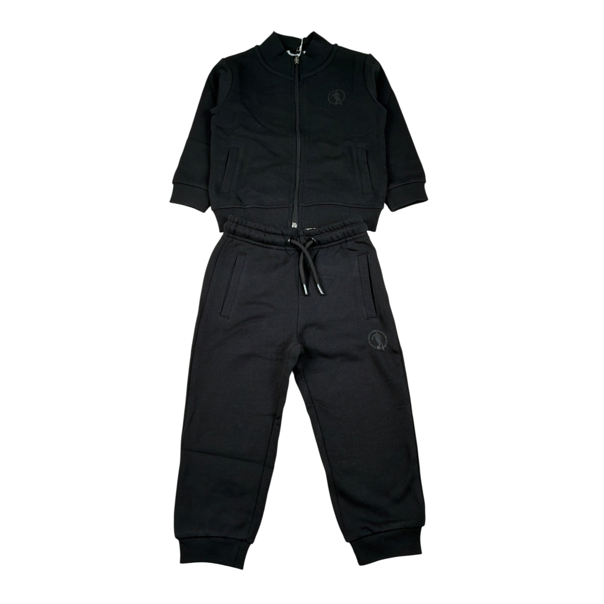 Bikkembergs Completo 2 Pezzi Felpa-Pantalone tinta unita Nero per Bambino BK3894 NERO BiKKEMBERGS 