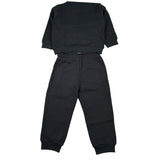 Bikkembergs Completo 2 Pezzi Felpa-Pantalone tinta unita Nero per Bambino BK3894 NERO BiKKEMBERGS 