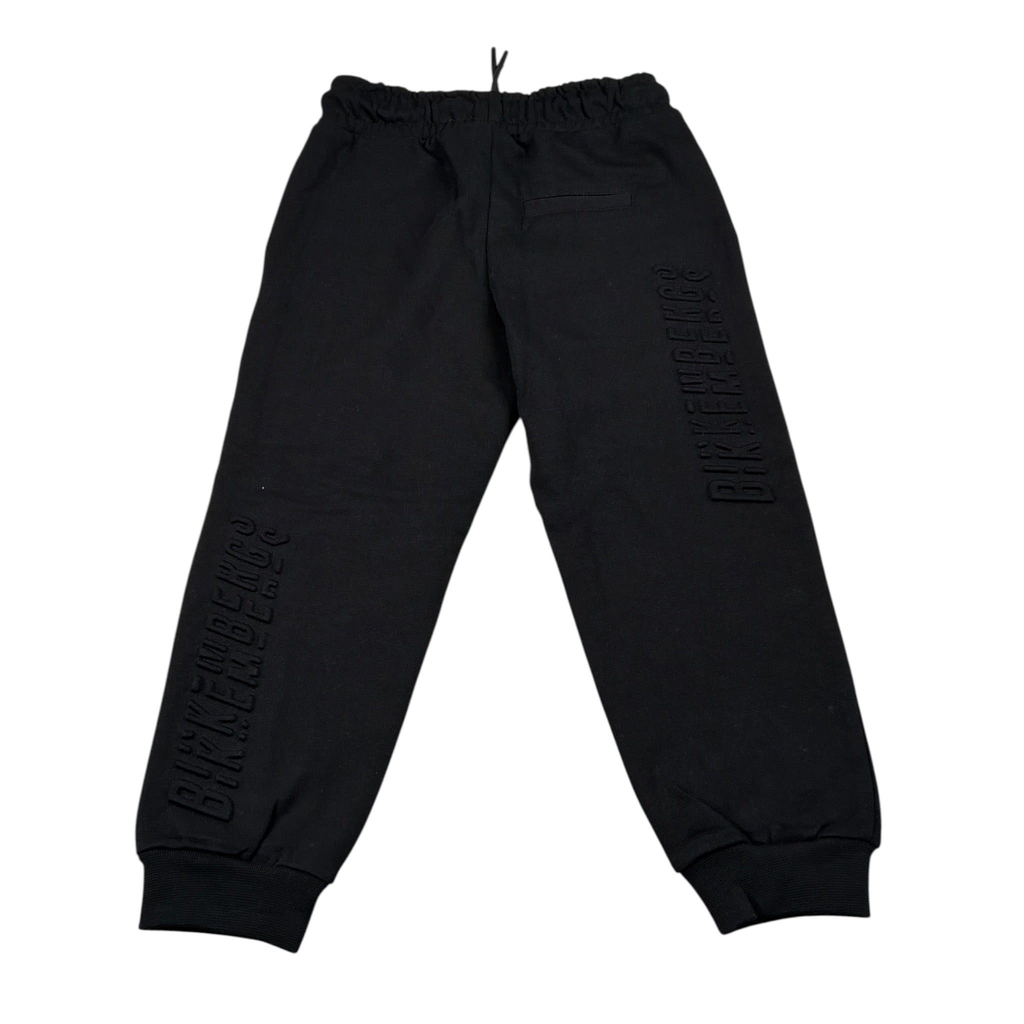 Bikkembergs Completo 2 Pezzi Felpa-Pantalone tinta unita Nero per Bambino BK3899 NERO BiKKEMBERGS 