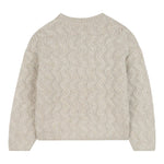 Billieblush Maglia Girocollo tinta unita con Paillettes Beige per Neonata 5U21382 BEIGE BillIEBLUSH 
