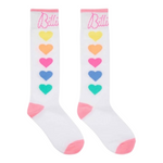 Billieblush Calzini tinta unita con Stampe Bianco per Bambina U10513 BIANCO BillIEBLUSH 