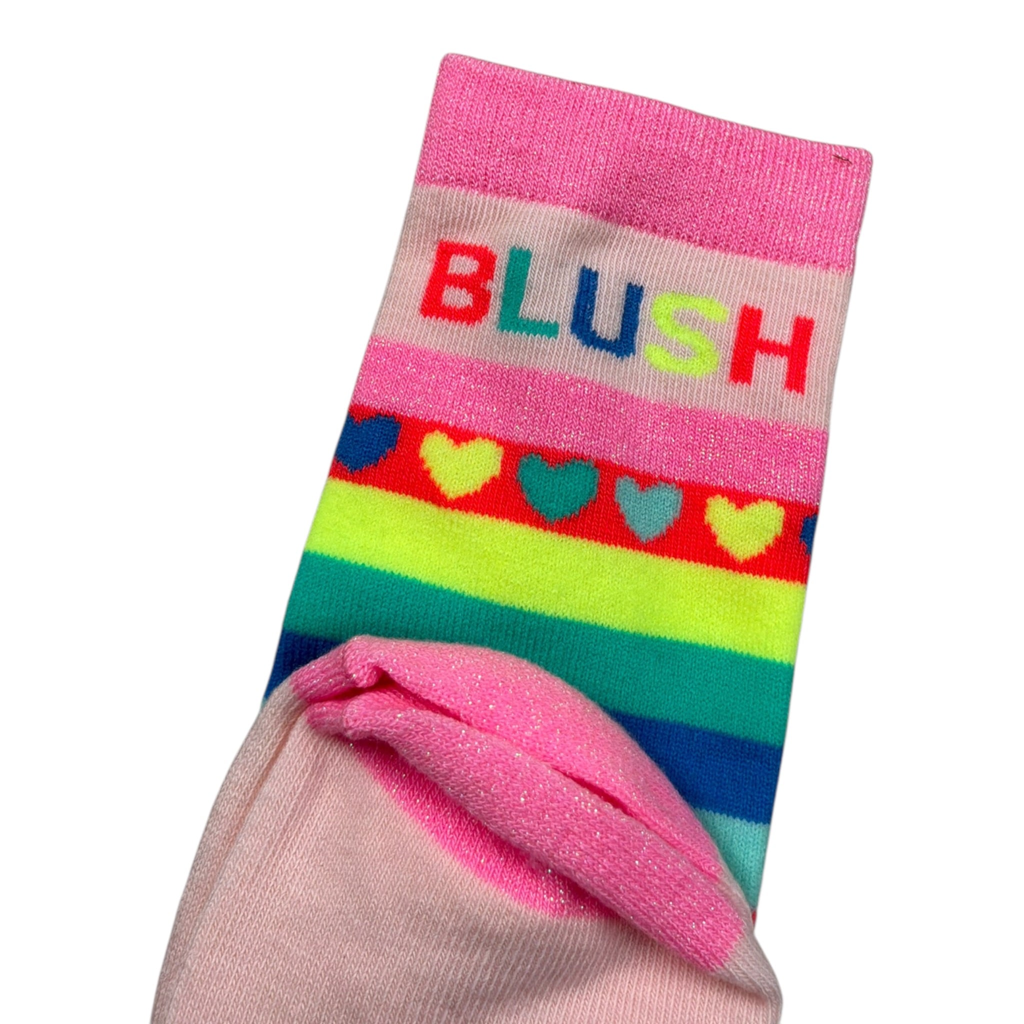 Billieblush Calzini tinta unita con Ricami Rosa per Bambina U20328 ROSA BillIEBLUSH 