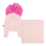 Billieblush Set Cappello-Sciarpa tinta unita Rosa per Bambina U20589 ROSA BillIEBLUSH 