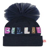 Billieblush Set Cappello Sciarpa tinta unita Blu per Neonata U20611 BLU BillIEBLUSH 