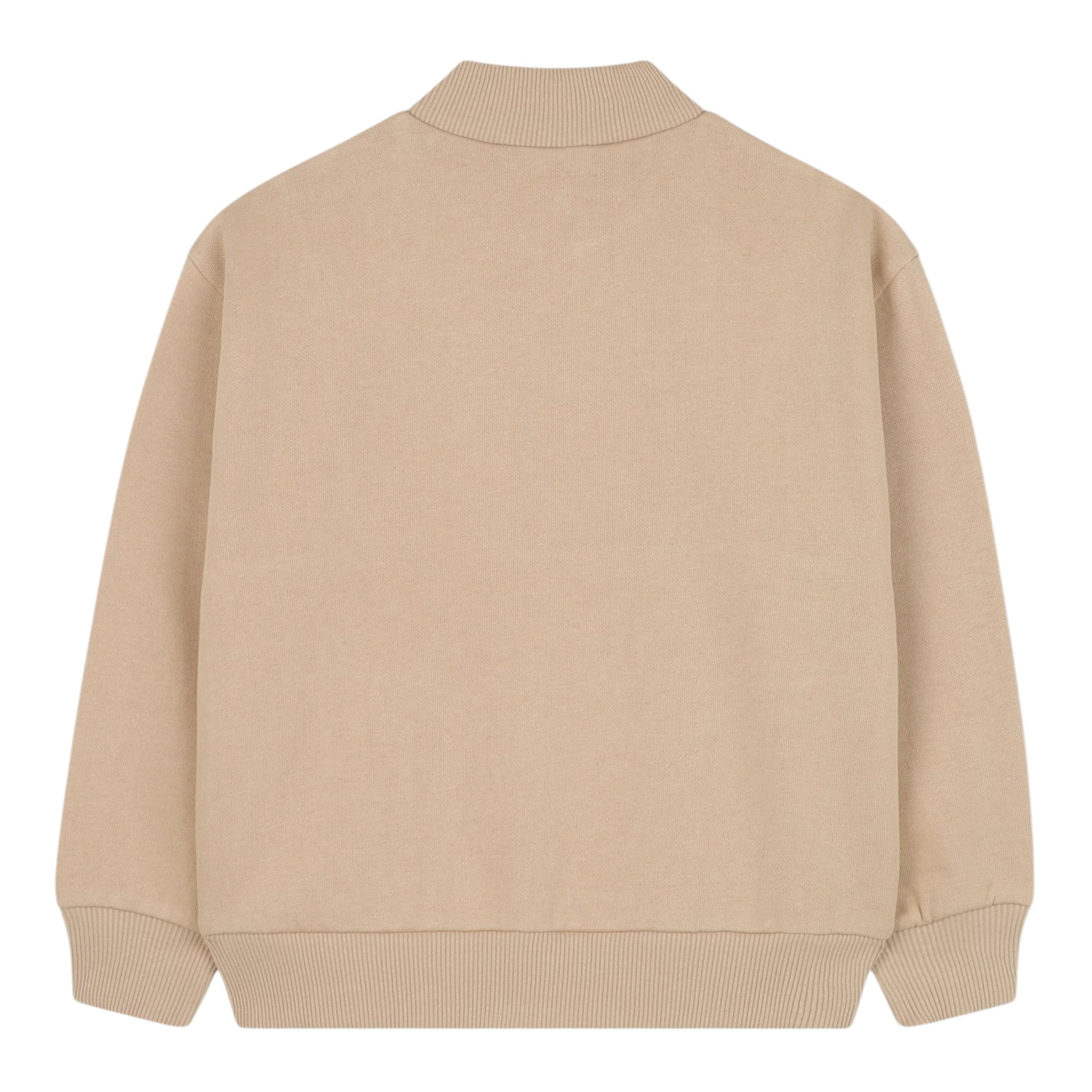 Billieblush Felpa con Mezza Zip tinta unita Beige per Bambino U21164 BEIGE BillIEBLUSH 