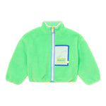 Billieblush Giubbino tinta unita con Zip Verde Fluo per Bambina U21174 VERDE FLUO BillIEBLUSH 