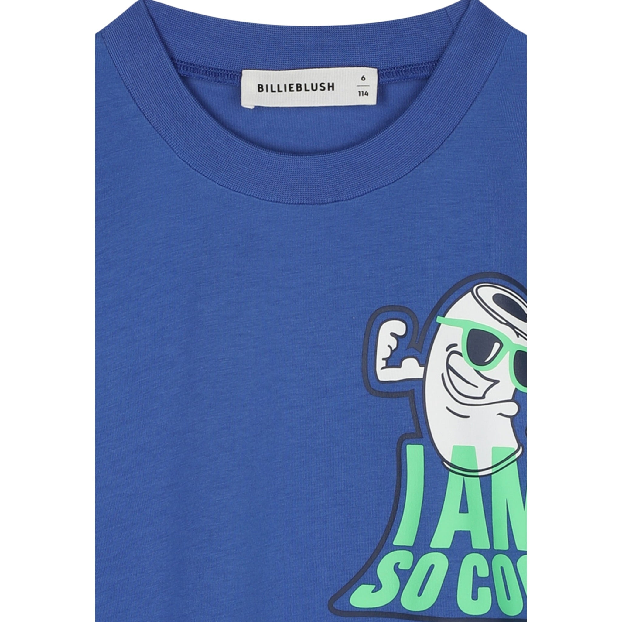 Billieblush T-Shirt tinta unita con Stampa Cobalto per Bambino U21179J COBALTO BillIEBLUSH 