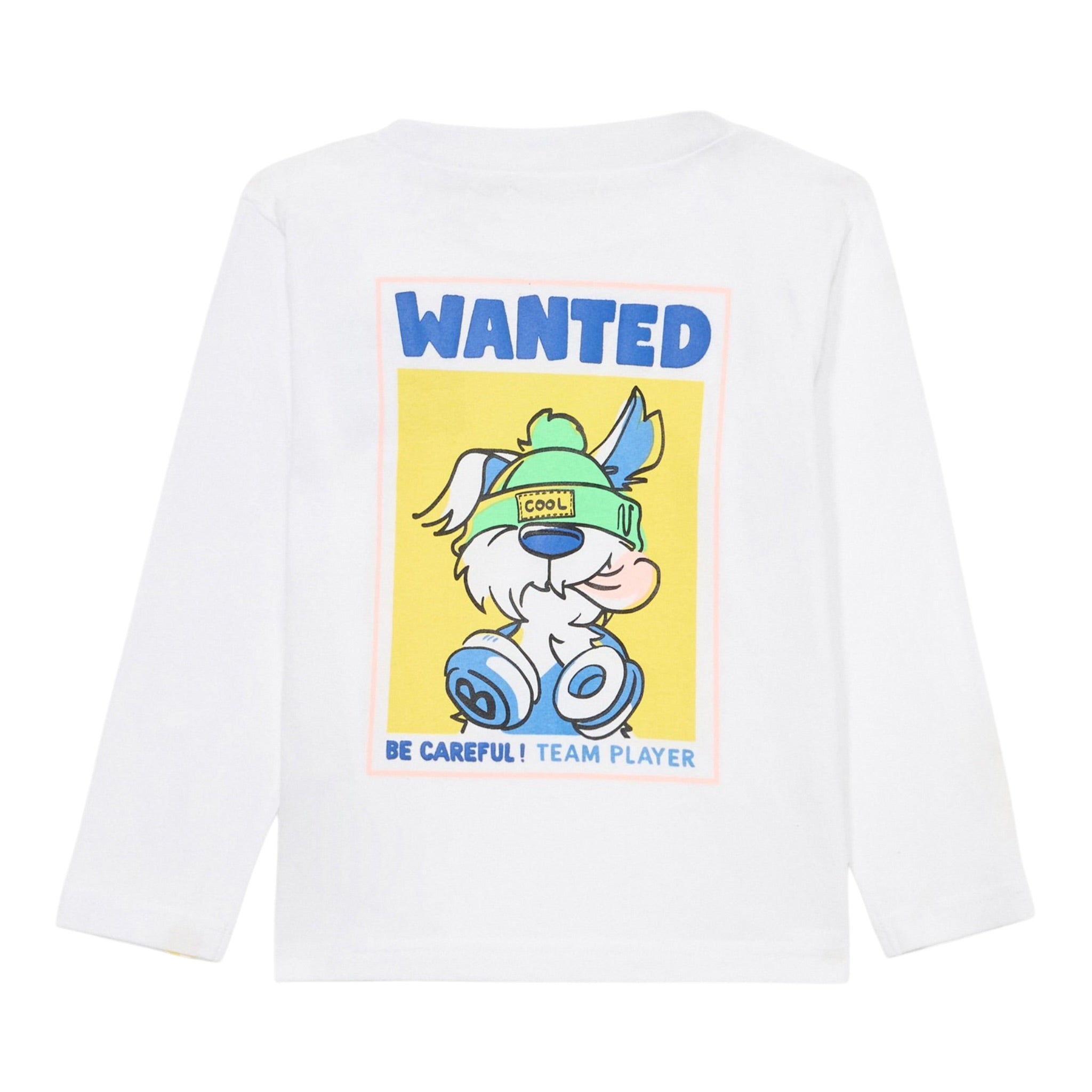 Billieblush Shirt Girocollo tinta unita con Stampa Bianco per Bambino U21180 BIANCO BillIEBLUSH 
