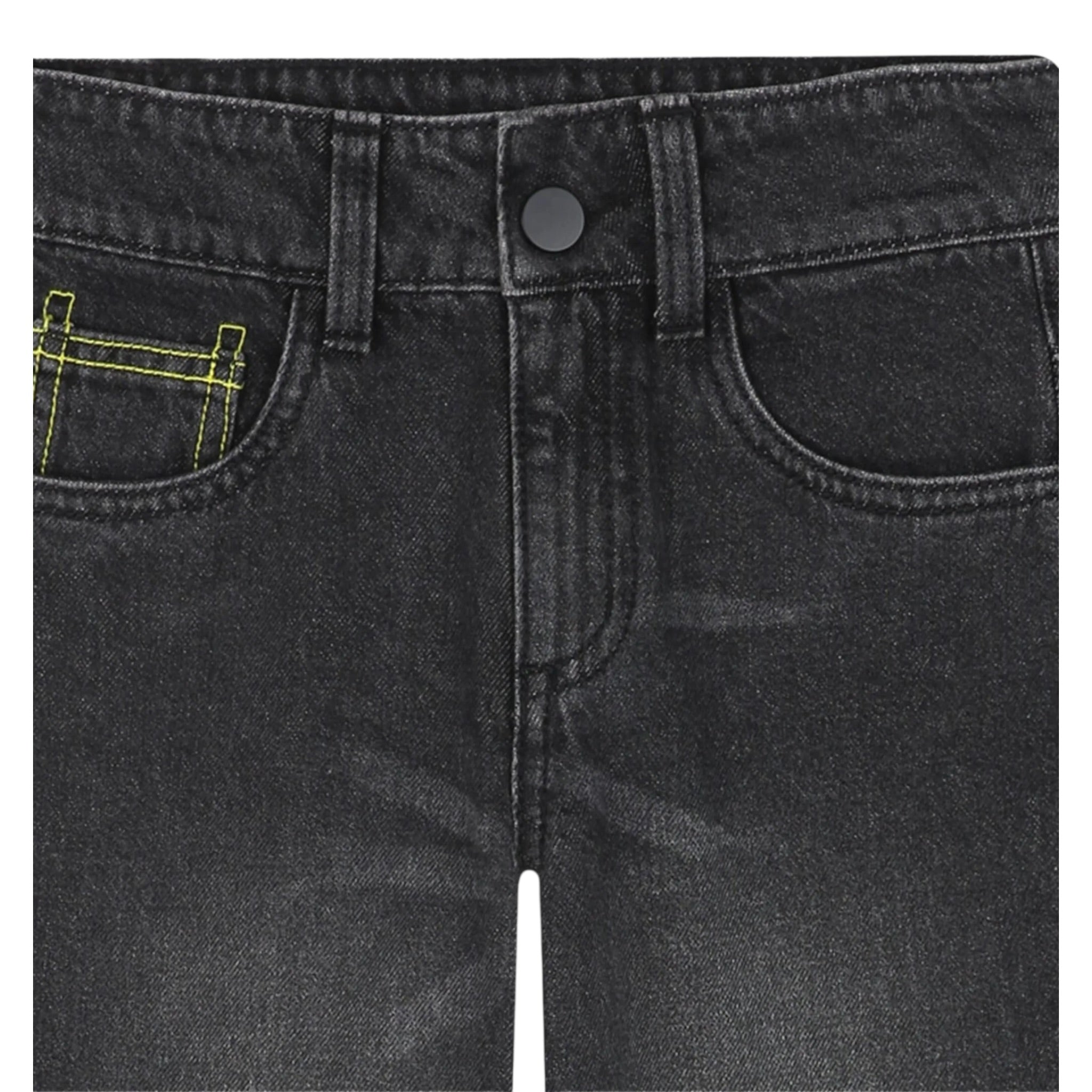 Billieblush Jeans tinta unita con Girovita Regolabile Nero per Bambino U21189 NERO BillIEBLUSH 