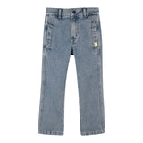 Billieblush Jeans tinta unita con Elastico In Vita Azzurro per Bambino U21201 AZZURRO BillIEBLUSH 