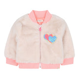 Billieblush Pelliccia tinta unita con Zip Rosa per Neonata U21251XX ROSA BillIEBLUSH 