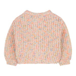 Billieblush Cardigan Multicolor con Applicazione Pesca per Bambina U21263 PESCA BillIEBLUSH 