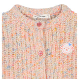 Billieblush Cardigan Multicolor con Applicazione Pesca per Bambina U21263 PESCA BillIEBLUSH 