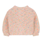 Billieblush Cardigan Multicolor con Applicazione Pesca per Neonata U21263X PESCA BillIEBLUSH 
