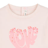 Billieblush Shirt Girocollo tinta unita con Stampa Rosa per Neonata U21266X ROSA BillIEBLUSH 