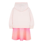 Billieblush Abito Felpa Manica Lunga Bicolore Rosa per Bambina U21284 ROSA BillIEBLUSH 