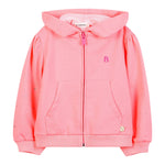 Billieblush Felpa con Zip E Cappuccio tinta unita Pesca per Bambina U21309 PESCA BillIEBLUSH 