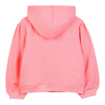 Billieblush Felpa con Zip E Cappuccio tinta unita Pesca per Bambina U21309 PESCA BillIEBLUSH 