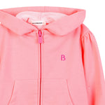 Billieblush Felpa con Zip E Cappuccio tinta unita Pesca per Bambina U21309 PESCA BillIEBLUSH 
