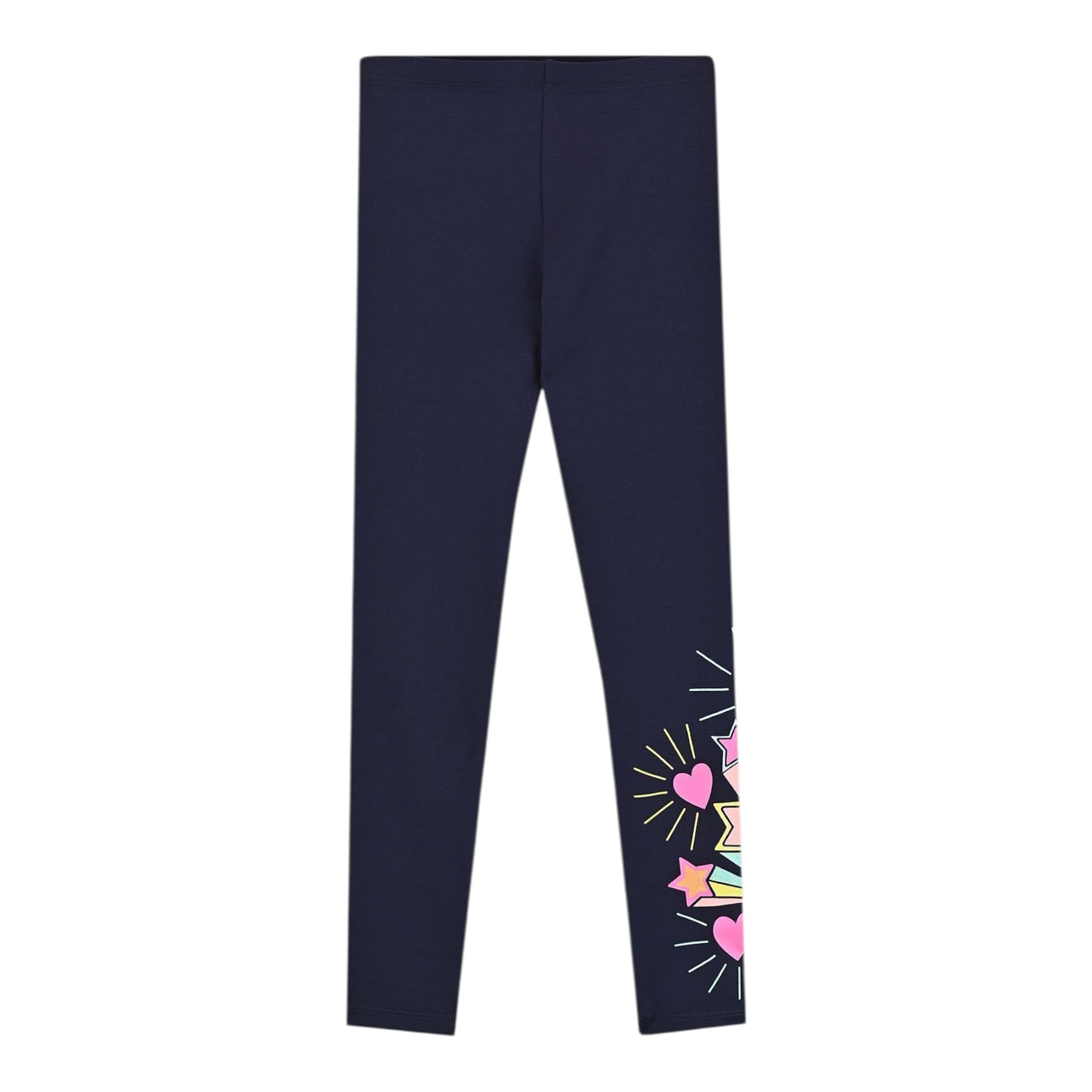 Billieblush Leggins tinta unita con Stampa Blu per Bambina U21321 BLU BillIEBLUSH 