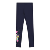 Billieblush Leggins tinta unita con Stampa Blu per Bambina U21321 BLU BillIEBLUSH 