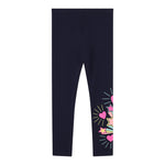 Billieblush Leggins tinta unita con Stampa Blu per Bambina U21321X BLU BillIEBLUSH 