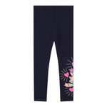 Billieblush Leggins tinta unita con Stampa Blu per Bambina U21321XX BLU BillIEBLUSH 