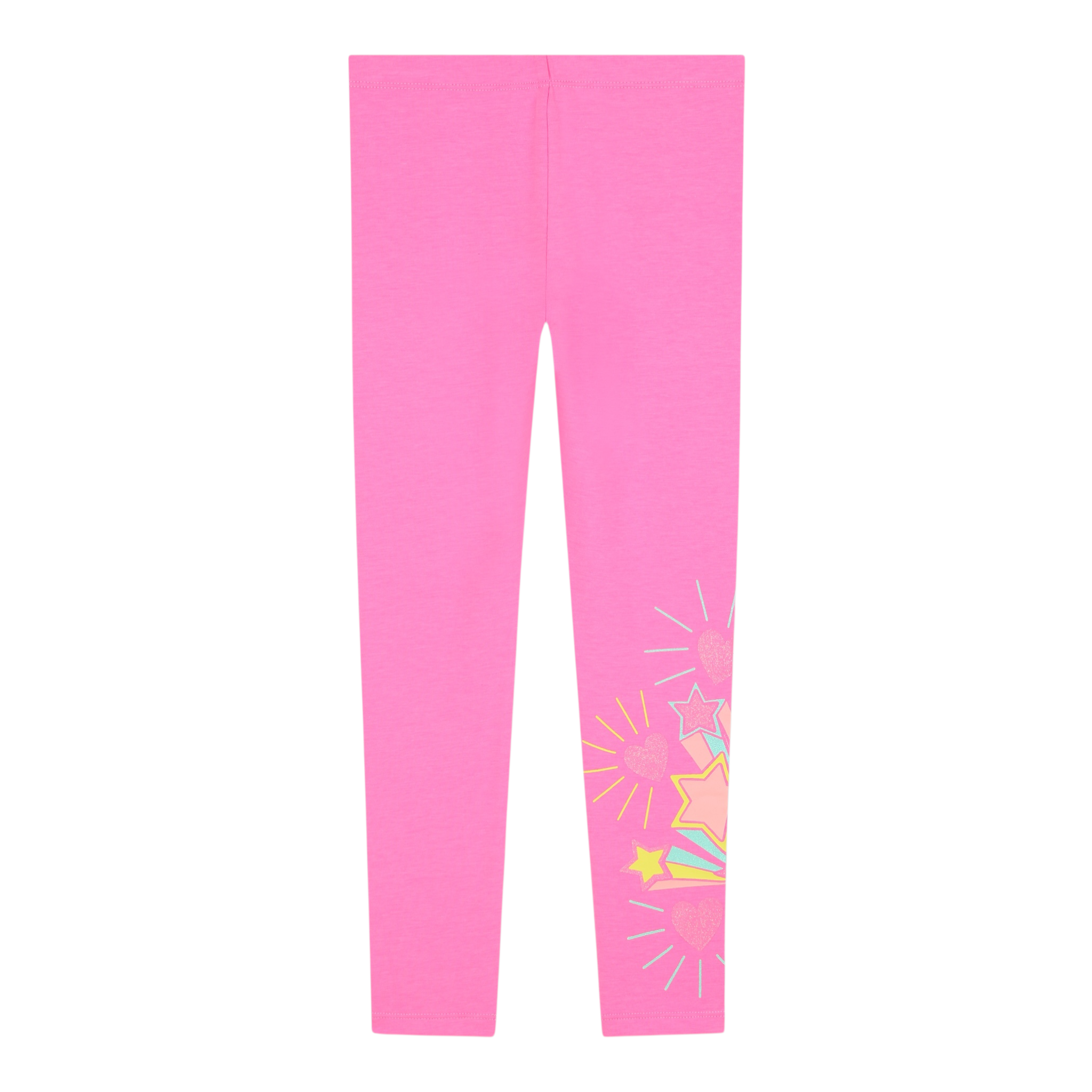 Billieblush Leggins tinta unita con Stampa Rosa Fluo per Bambina U21321XX ROSA FLIO BillIEBLUSH 