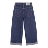 Billieblush Jeans tinta unita con Girovita Regolabile Blu per Neonata U21330 BLU BillIEBLUSH 