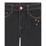 Billieblush Jeans tinta unita Modello Palazzo Nero per Bambina U21340 NERO BillIEBLUSH 