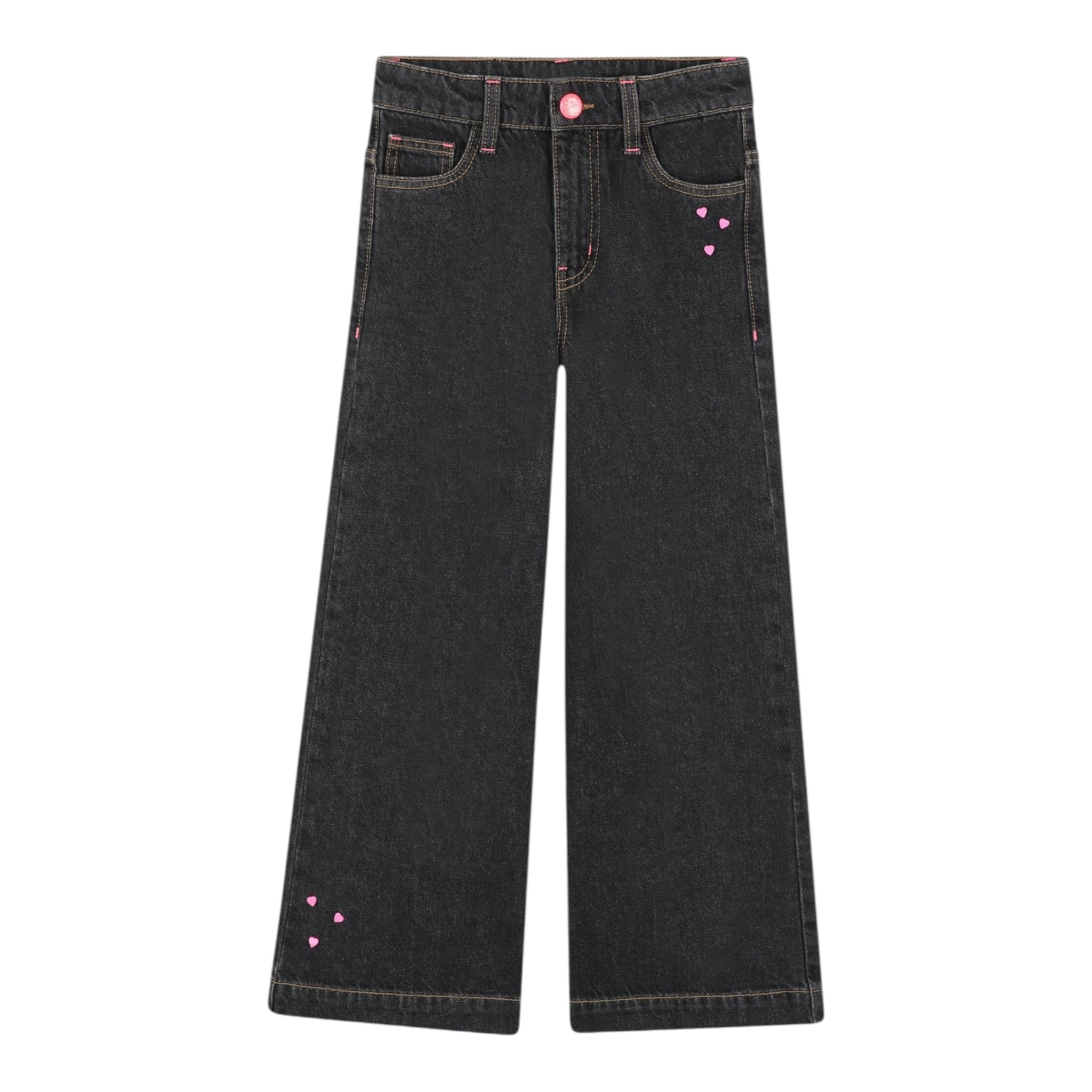Billieblush Jeans tinta unita Modello Palazzo Nero per Bambina U21340X NERO BillIEBLUSH 