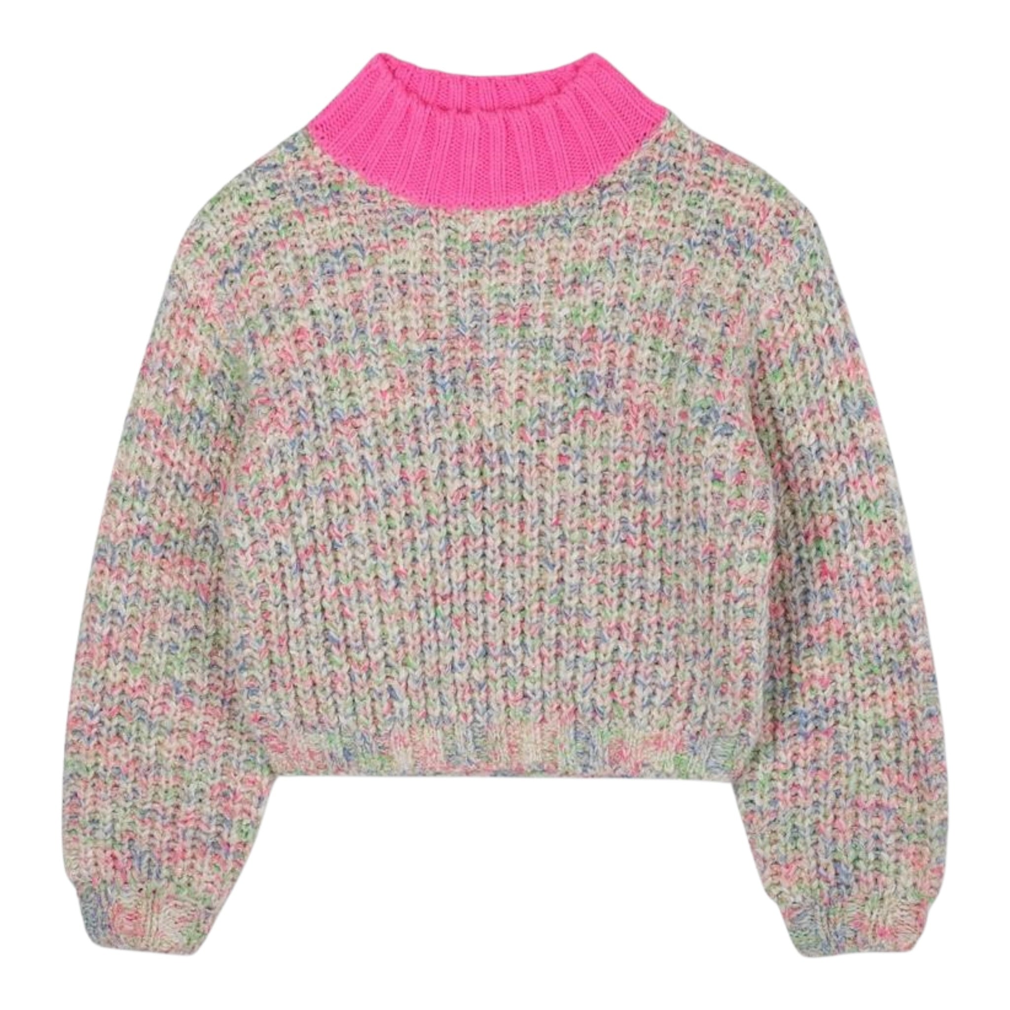 Billieblush Maglia Girocollo In Contrasto Multicolor per Bambina U21367J MULTICOLOR BillIEBLUSH 