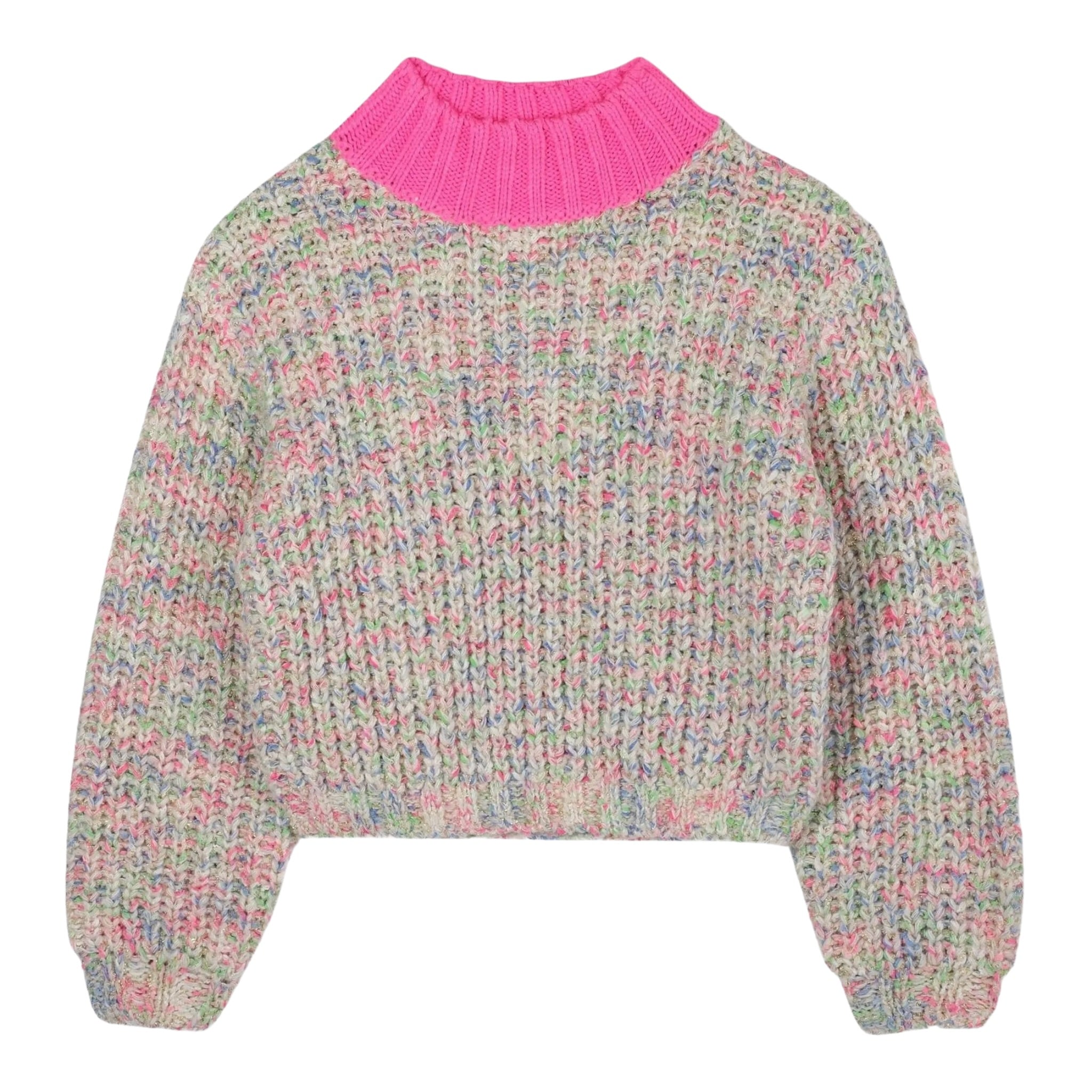 Billieblush Maglia Girocollo In Contrasto Multicolor per Bambina U21367X MULTICOLOR BillIEBLUSH 