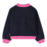 Billieblush Maglia Girocollo tinta unita con Ricami Blu per Bambina U21378J BLU BillIEBLUSH 