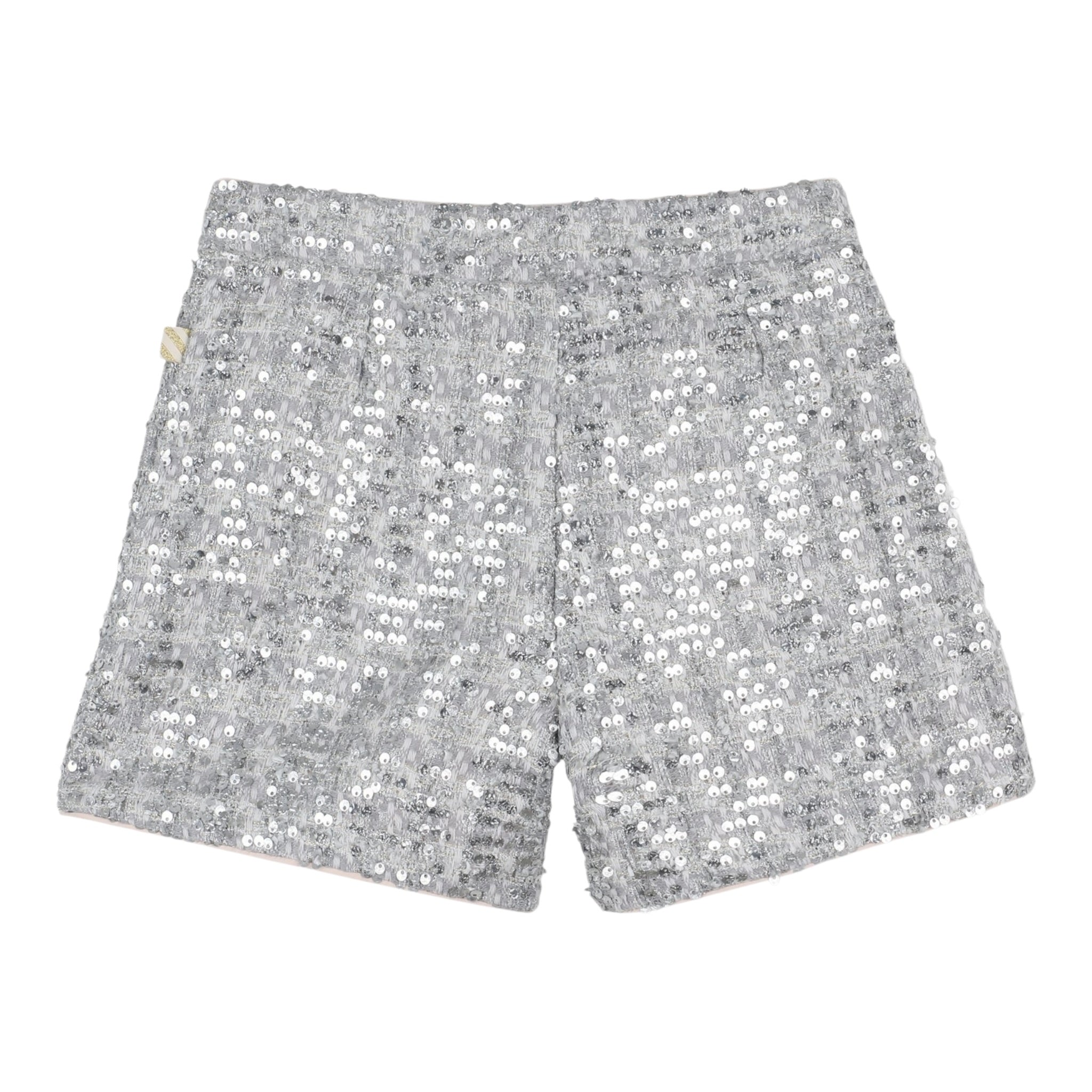 Billieblush Short Paillettato Tknta Unita Argento per Bambina U21393 ARGENTO BillIEBLUSH 