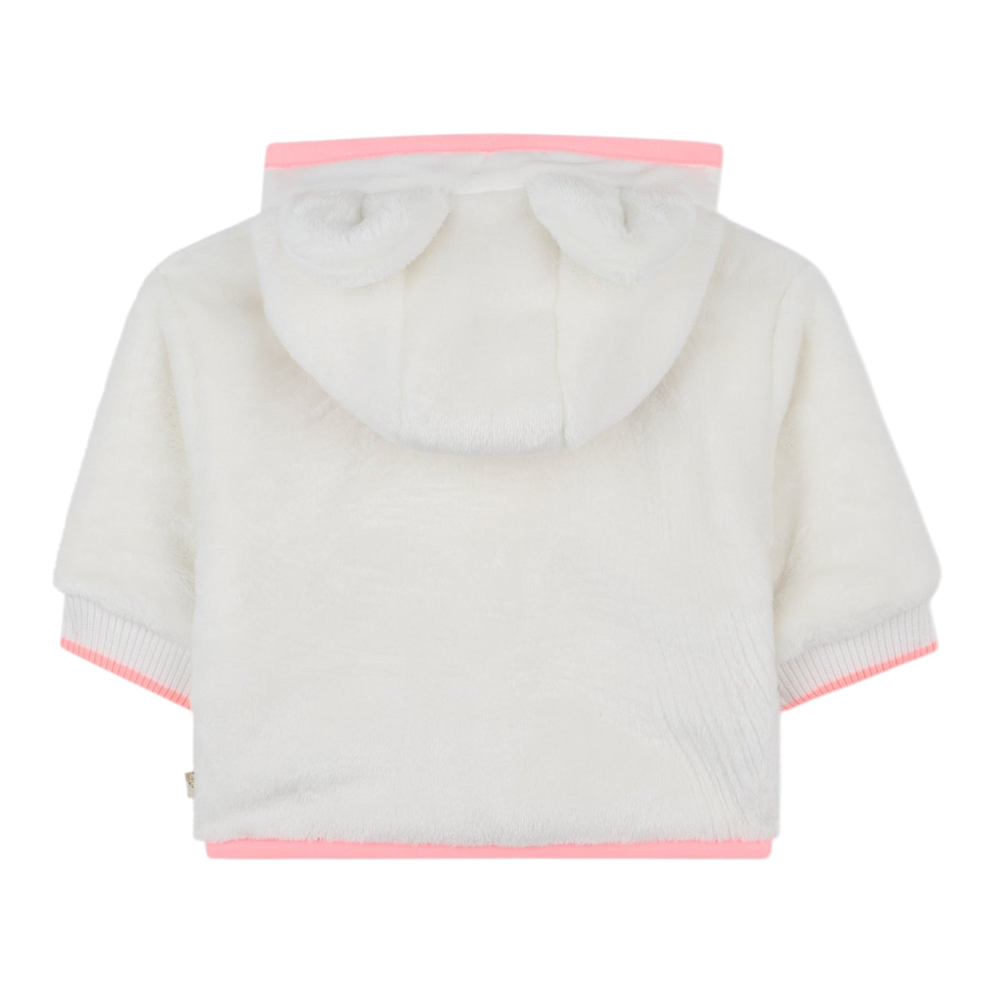 Billieblush Pelliccia tinta unita con Zip Panna per Neonata U21437 PANNA BillIEBLUSH 