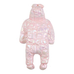 Billieblush Eskimo tinta unita con Cappuccio Rosa per Neonata U21439 ROSA BillIEBLUSH 