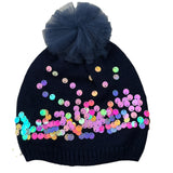 Billieblush Cappello tinta unita con Paillettes Blu per Bambina U21510 BLU BillIEBLUSH 