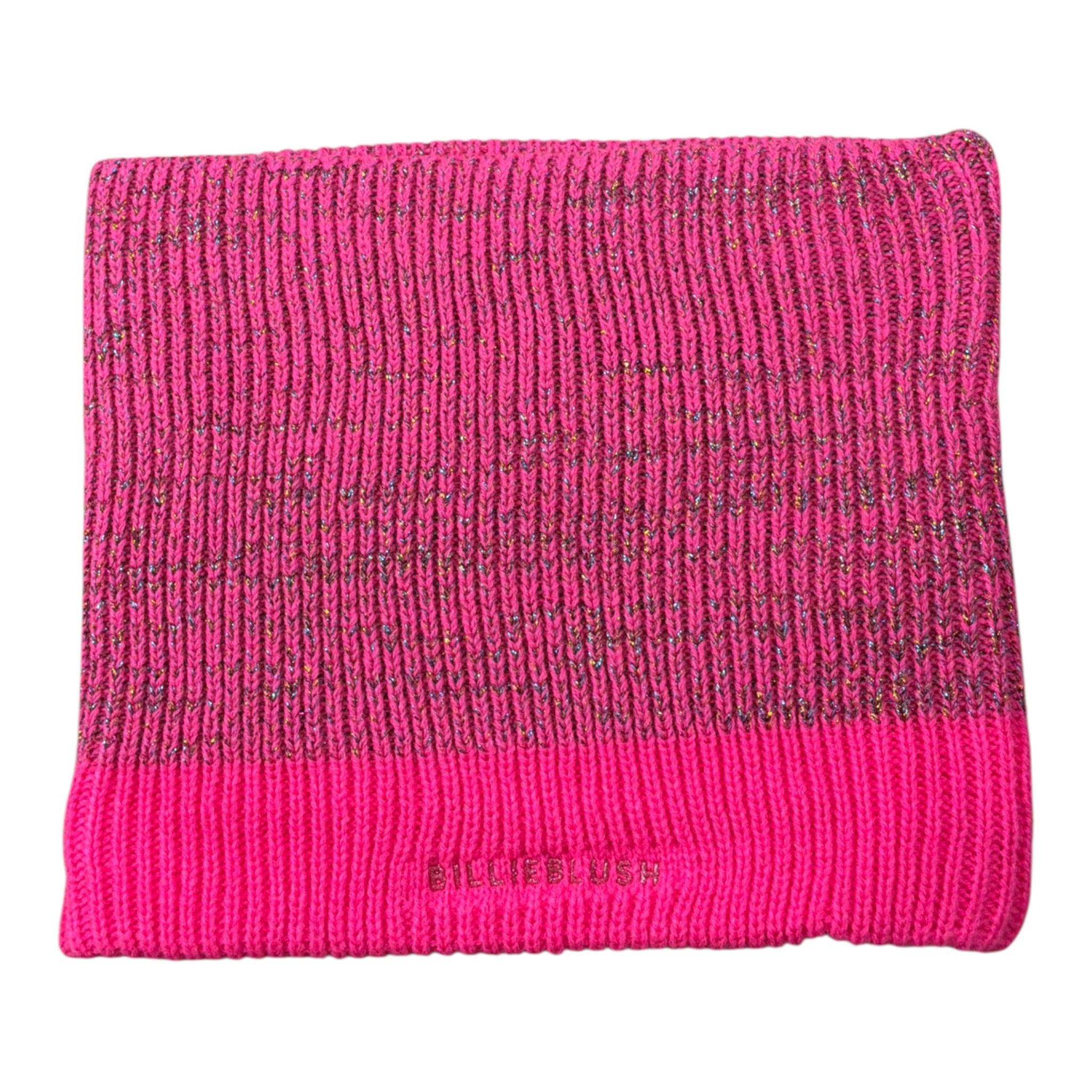 Billieblush Sciarpa tinta unita con Logo Fuxia per Bambina U21522 FUXIA BillIEBLUSH 