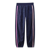Billieblush Pantalone tinta unita In Ciniglia Blu per Bambina U21546 BLU BillIEBLUSH 