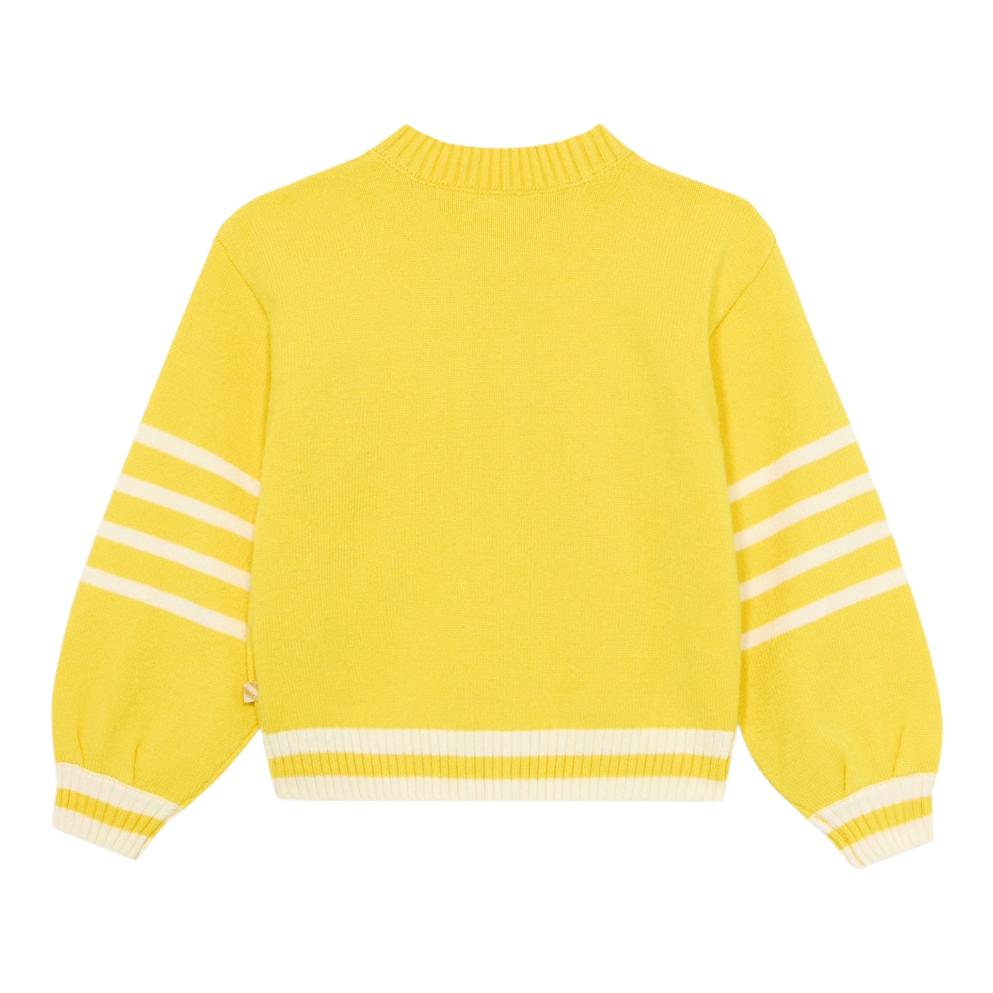 Billieblush Cardigan tinta unita con Ricami Giallo per Bambina U21560 GIALLO BillIEBLUSH 
