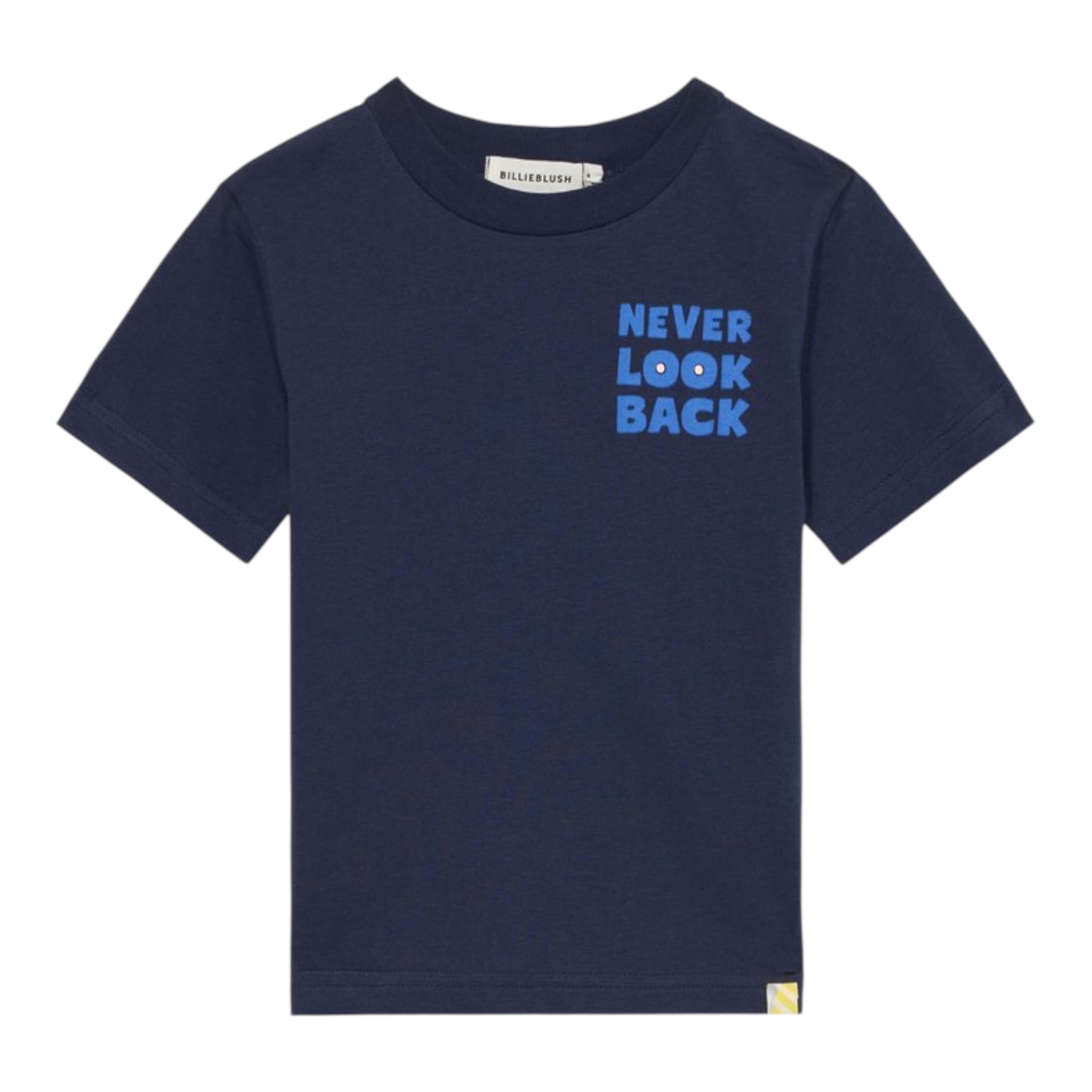 Billieblush T-Shirt tinta unita con Stampa Blu per Bambino U21565 BLU BillIEBLUSH 