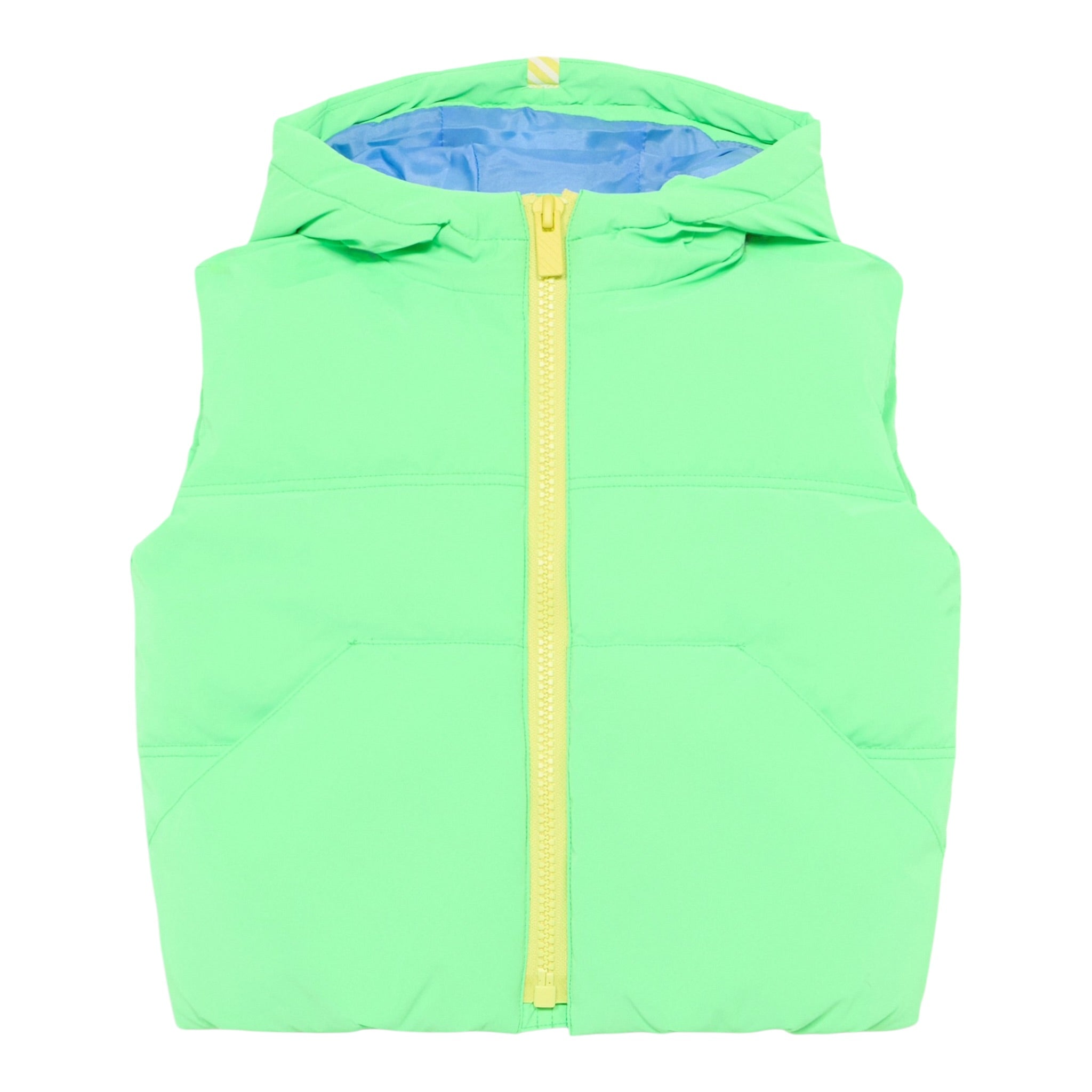 Billieblush Smanicato tinta unita con Cappuccio Verde Fluo per Bambino U21566 VERDE FLUO BillIEBLUSH 