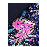 Billieblush Felpa con Zip tinta unita con Paillettes Blu per Bambina U21605 BLU BillIEBLUSH 