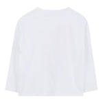 Billieblush Shirt Girocollo tinta unita con Stampa Bianco per Bambina U21637X BIANCO BillIEBLUSH 