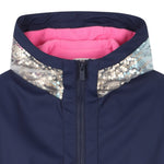 Billieblush Giubbino tinta unita con Cappuccio Blu per Bambina U2163 BLU BillIEBLUSH 